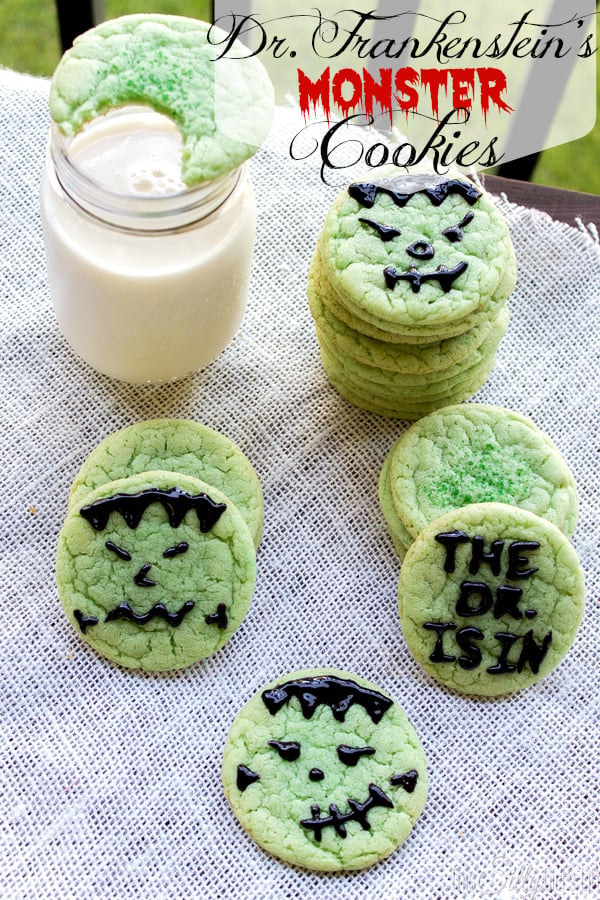 Dr. Frankenstein's Monster Cookies from This Silly Girl's Life