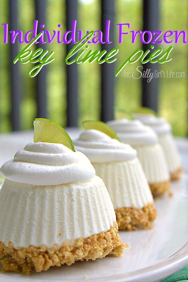 Individual Frozen Key Lime Pies