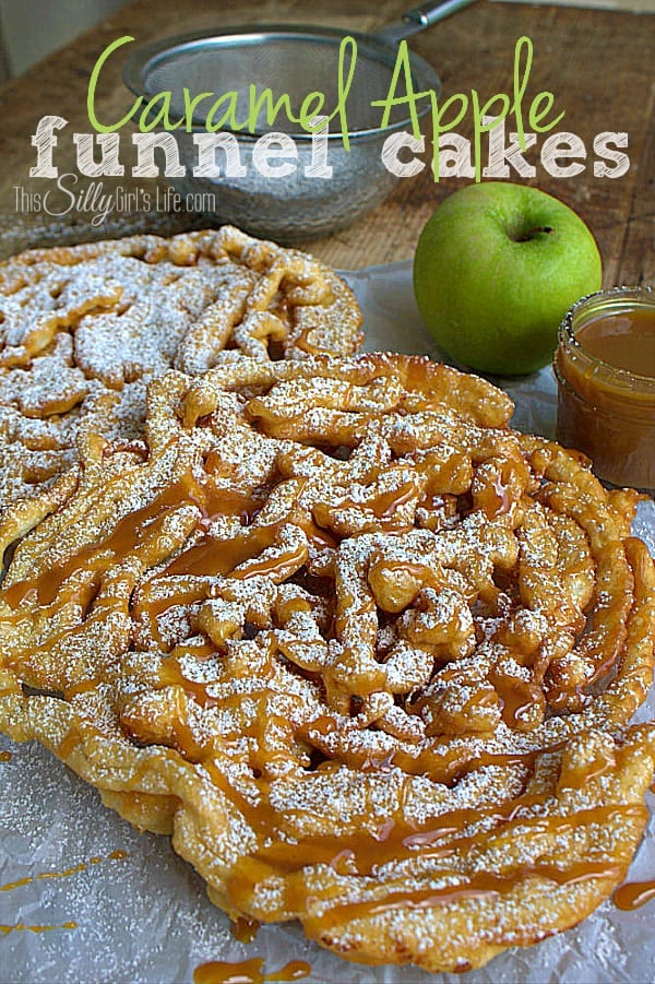 Apple Funnel Cakes, spiced funnel cake mix loaded with diced apples ...