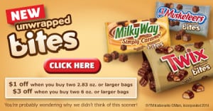 New Unwrapped Bites Coupon